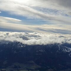 Flugwegposition um 10:20:22: Aufgenommen in der Nähe von Gemeinde St. Pankraz, Österreich in 3295 Meter