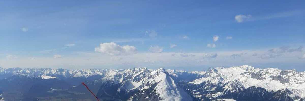 Flugwegposition um 12:40:00: Aufgenommen in der Nähe von Gemeinde Seefeld in Tirol, Seefeld in Tirol, Österreich in 2931 Meter