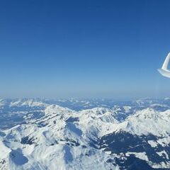 Flugwegposition um 14:14:38: Aufgenommen in der Nähe von Gemeinde Stuhlfelden, Stuhlfelden, Österreich in 2932 Meter