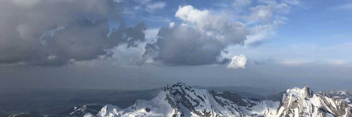 Flugwegposition um 16:00:45: Aufgenommen in der Nähe von Toggenburg, Schweiz in 2663 Meter