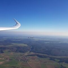 Flugwegposition um 15:11:00: Aufgenommen in der Nähe von Heidenheim, Deutschland in 1473 Meter