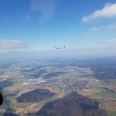 Flugwegposition um 12:26:21: Aufgenommen in der Nähe von Eichstätt, Deutschland in 1293 Meter