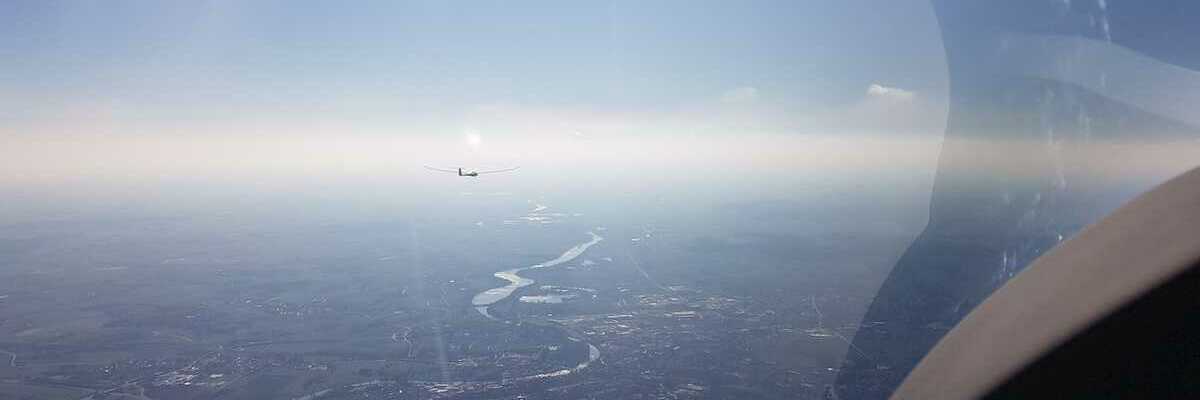Flugwegposition um 14:01:43: Aufgenommen in der Nähe von Donau-Ries, Deutschland in 1491 Meter