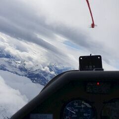 Flugwegposition um 12:22:20: Aufgenommen in der Nähe von Gemeinde Tulfes, Österreich in 3517 Meter