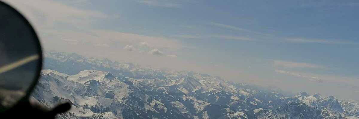 Flugwegposition um 12:45:26: Aufgenommen in der Nähe von Hafning bei Trofaiach, Österreich in 2505 Meter