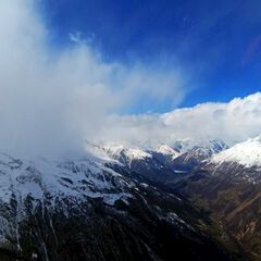 Flugwegposition um 12:27:32: Aufgenommen in der Nähe von 39025 Naturns, Südtirol, Italien in 2987 Meter