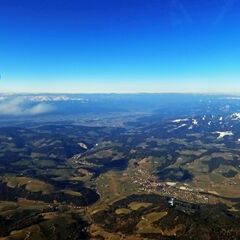 Flugwegposition um 15:06:54: Aufgenommen in der Nähe von St. Anna am Lavantegg, Österreich in 2754 Meter