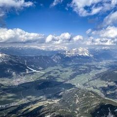 Flugwegposition um 13:26:14: Aufgenommen in der Nähe von Michaelerberg, Österreich in 2759 Meter