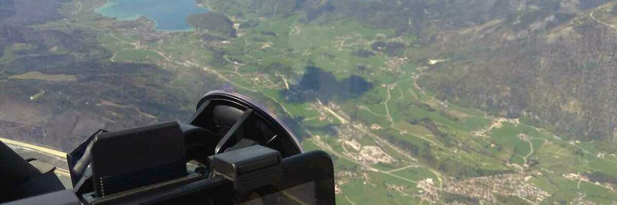 Flugwegposition um 12:07:19: Aufgenommen in der Nähe von Bad Ischl, Österreich in 2537 Meter