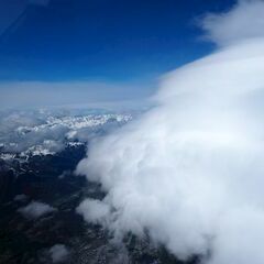 Flugwegposition um 07:40:46: Aufgenommen in der Nähe von Innsbruck, Österreich in 4731 Meter