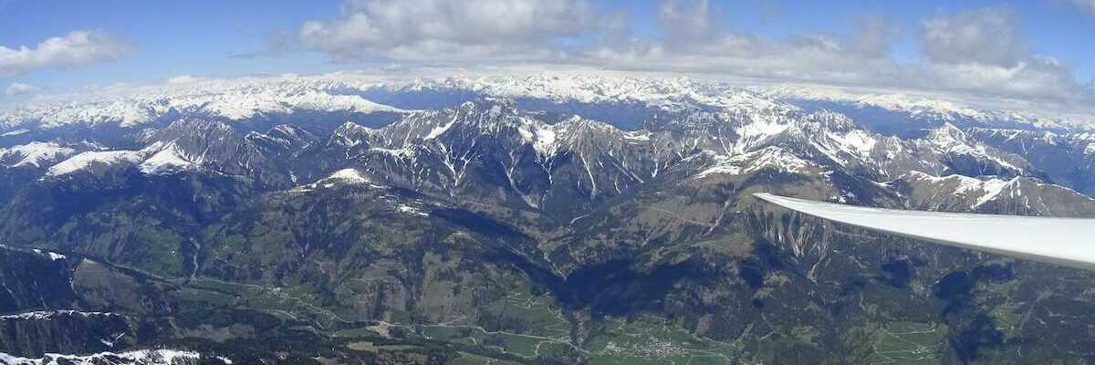 Flugwegposition um 12:41:03: Aufgenommen in der Nähe von Gemeinde Untertilliach, Österreich in 3536 Meter