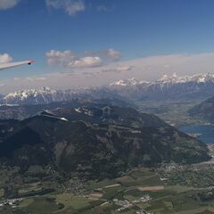 Flugwegposition um 13:20:23: Aufgenommen in der Nähe von Gemeinde Kaprun, Kaprun, Österreich in 2744 Meter