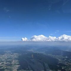 Verortung via Georeferenzierung der Kamera: Aufgenommen in der Nähe von Cham, Deutschland in 2600 Meter