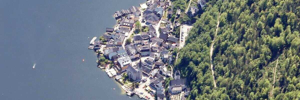 Flugwegposition um 12:22:16: Aufgenommen in der Nähe von Gemeinde Hallstatt, Hallstatt, Österreich in 2678 Meter