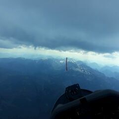 Flugwegposition um 14:50:56: Aufgenommen in der Nähe von Gußwerk, Österreich in 2424 Meter