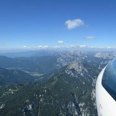 Flugwegposition um 08:20:34: Aufgenommen in der Nähe von St. Ilgen, 8621 St. Ilgen, Österreich in 2114 Meter