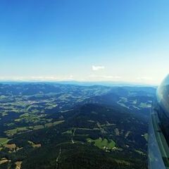 Flugwegposition um 09:09:31: Aufgenommen in der Nähe von Gemeinde St. Radegund bei Graz, Österreich in 1808 Meter