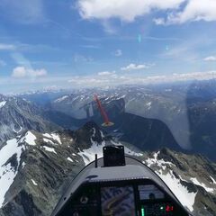 Flugwegposition um 10:37:43: Aufgenommen in der Nähe von 39030 Gais, Südtirol, Italien in 3121 Meter