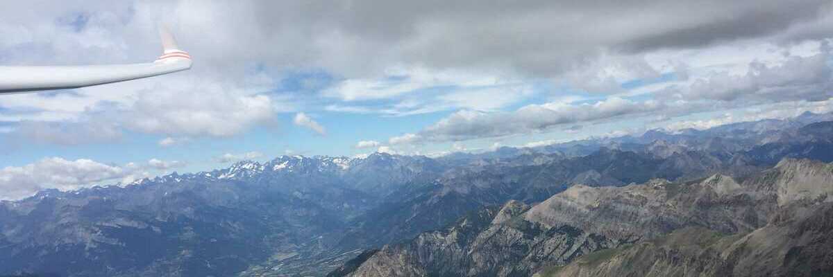 Flugwegposition um 13:31:30: Aufgenommen in der Nähe von Arrondissement de Barcelonnette, Frankreich in 3252 Meter