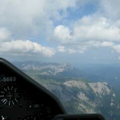 Flugwegposition um 13:55:24: Aufgenommen in der Nähe von Gemeinde Neuberg an der Mürz, 8692, Österreich in 2503 Meter