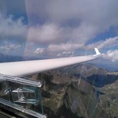 Flugwegposition um 14:14:29: Aufgenommen in der Nähe von Gemeinde Lessach, 5580, Österreich in 3042 Meter