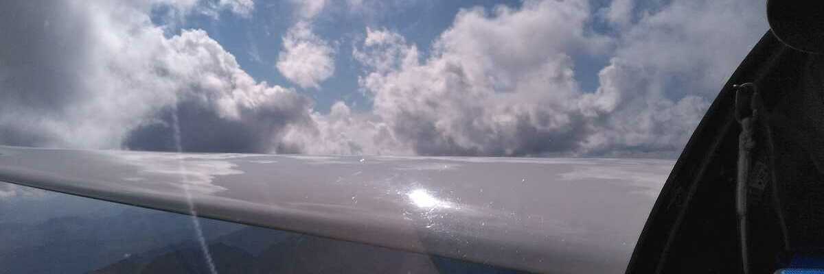 Flugwegposition um 14:14:34: Aufgenommen in der Nähe von Gemeinde Lessach, 5580, Österreich in 3047 Meter