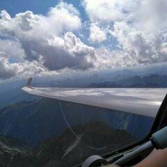 Flugwegposition um 14:14:07: Aufgenommen in der Nähe von Gemeinde Weißpriach, 5573, Österreich in 2610 Meter