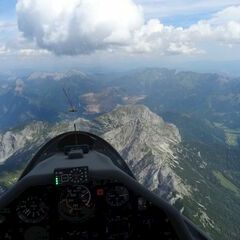 Flugwegposition um 13:29:47: Aufgenommen in der Nähe von Gußwerk, Österreich in 2574 Meter