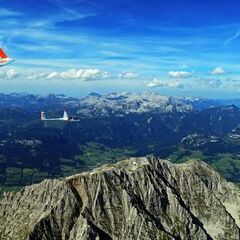 Flugwegposition um 13:44:12: Aufgenommen in der Nähe von Mitterberg-Sankt Martin, Österreich in 2606 Meter