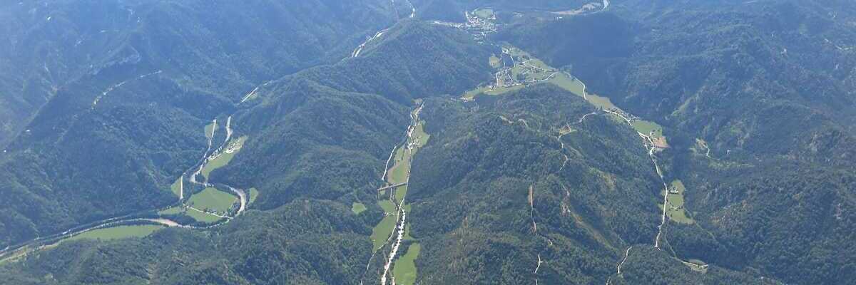 Flugwegposition um 12:47:02: Aufgenommen in der Nähe von Gemeinde Wildalpen, 8924, Österreich in 2552 Meter