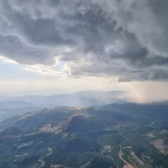 Flugwegposition um 15:00:03: Aufgenommen in der Nähe von 06047 Preci, Perugia, Italien in 2545 Meter