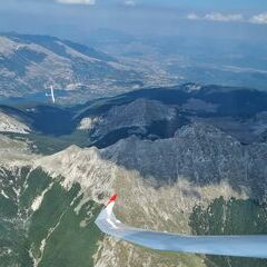 Flugwegposition um 14:26:47: Aufgenommen in der Nähe von 03040 Settefrati, Frosinone, Italien in 2735 Meter