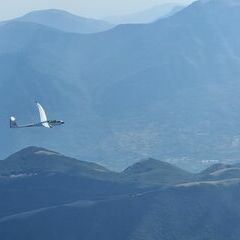 Flugwegposition um 14:41:58: Aufgenommen in der Nähe von 67050 Villavallelonga, L’Aquila, Italien in 2987 Meter
