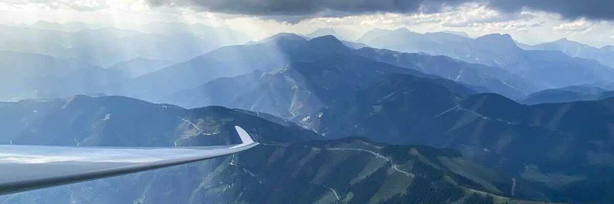 Flugwegposition um 14:47:52: Aufgenommen in der Nähe von Gai, 8793, Österreich in 2241 Meter