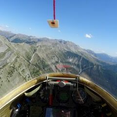 Flugwegposition um 13:51:35: Aufgenommen in der Nähe von Arrondissement de Digne-les-Bains, Frankreich in 2478 Meter