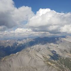 Verortung via Georeferenzierung der Kamera: Aufgenommen in der Nähe von Bezirk Inn, Schweiz in 3364 Meter
