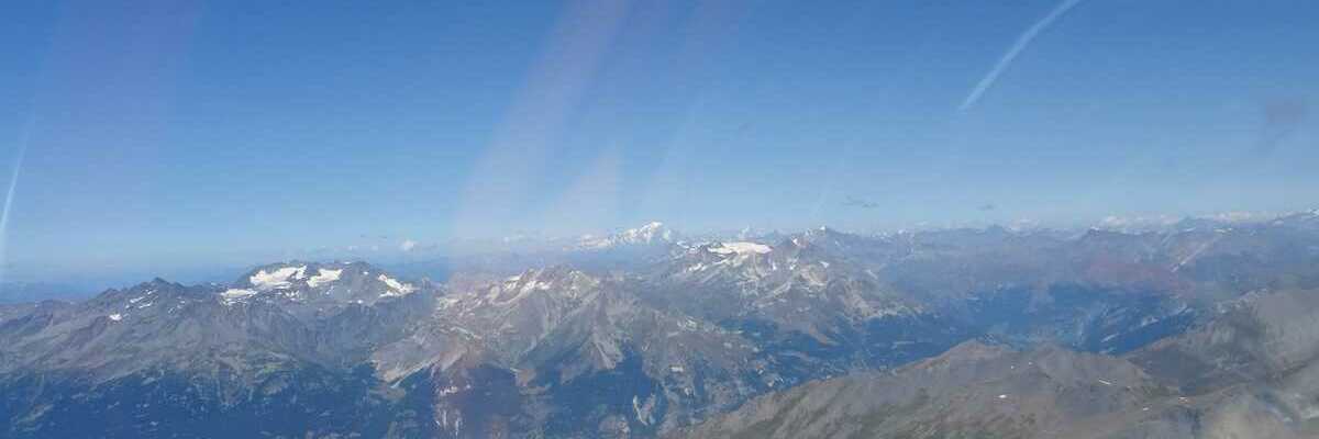Flugwegposition um 12:01:16: Aufgenommen in der Nähe von 10052 Bardonecchia, Turin, Italien in 3748 Meter