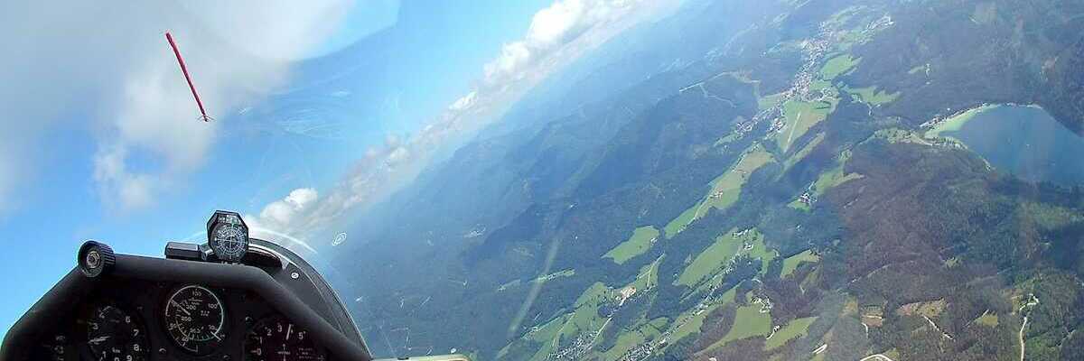 Flugwegposition um 11:55:41: Aufgenommen in der Nähe von Gemeinde Thörl, Österreich in 2195 Meter