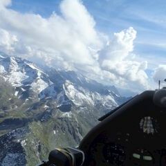Flugwegposition um 13:19:21: Aufgenommen in der Nähe von Mittersill, Österreich in 2818 Meter