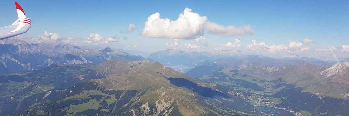 Flugwegposition um 13:02:12: Aufgenommen in der Nähe von Albula, Schweiz in 2967 Meter