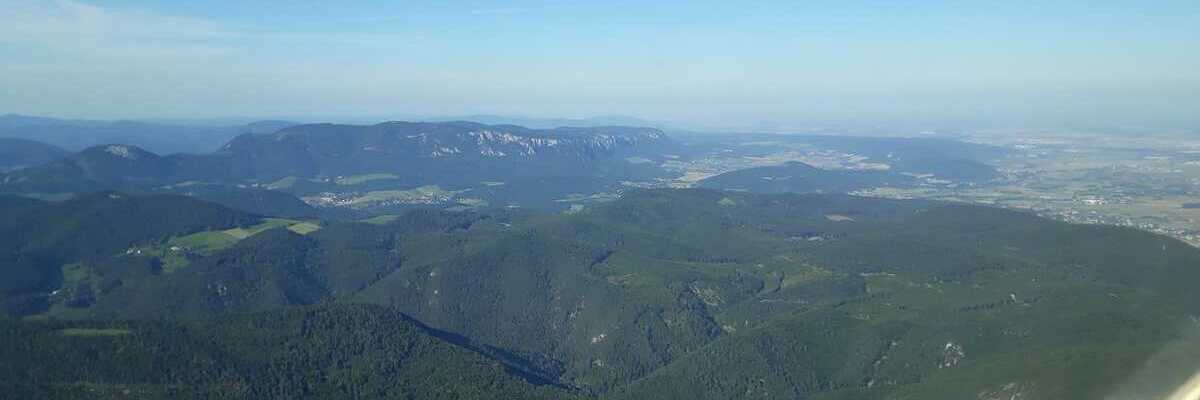 Verortung via Georeferenzierung der Kamera: Aufgenommen in der Nähe von Gemeinde Ternitz, Österreich in 1400 Meter