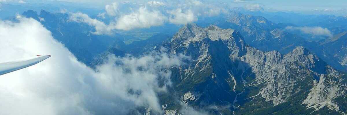 Flugwegposition um 11:23:07: Aufgenommen in der Nähe von Weng im Gesäuse, 8913, Österreich in 2606 Meter