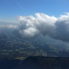 Flugwegposition um 12:22:15: Aufgenommen in der Nähe von Gemeinde Neudorf bei Passail, Österreich in 2076 Meter