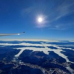 Flugwegposition um 09:08:48: Aufgenommen in der Nähe von Gußwerk, Österreich in 5214 Meter