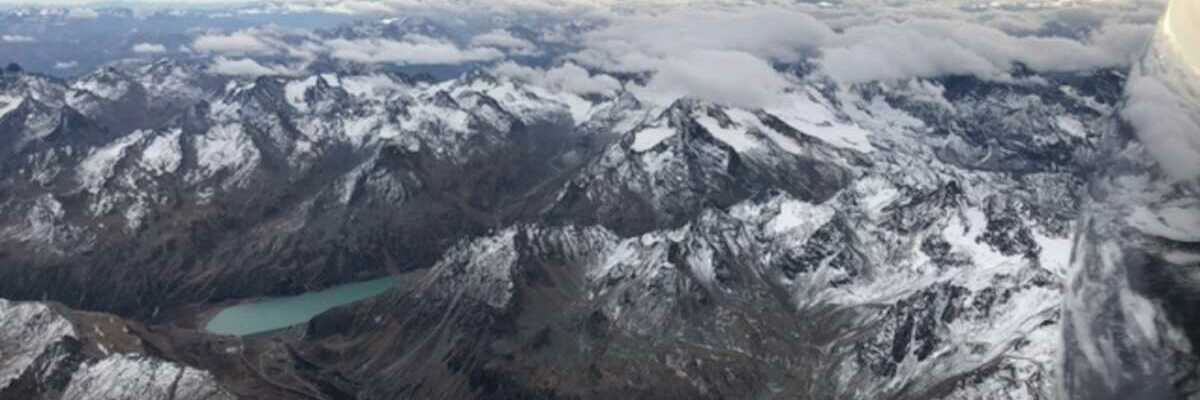 Flugwegposition um 11:01:59: Aufgenommen in der Nähe von Gemeinde Gashurn, Gaschurn, Österreich in 4615 Meter
