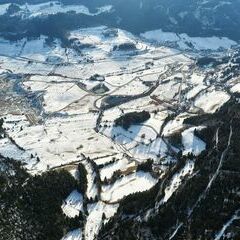 Flugwegposition um 12:24:55: Aufgenommen in der Nähe von Gemeinde Puchberg am Schneeberg, Österreich in 1232 Meter
