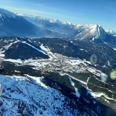Flugwegposition um 10:42:48: Aufgenommen in der Nähe von Gemeinde Reith bei Seefeld, Österreich in 2286 Meter