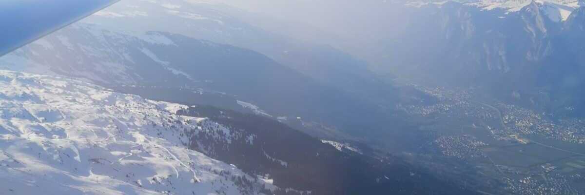 Flugwegposition um 15:26:00: Aufgenommen in der Nähe von Sarganserland, Schweiz in 2271 Meter