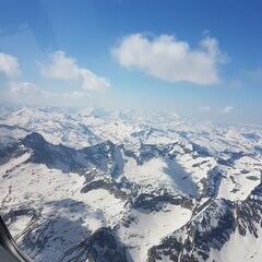 Flugwegposition um 12:10:39: Aufgenommen in der Nähe von Gemeinde Muhr, 5583, Österreich in 3423 Meter