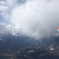 Flugwegposition um 14:30:07: Aufgenommen in der Nähe von Franzensfeste, Autonome Provinz Bozen - Südtirol, Italien in 3587 Meter